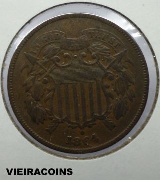 1864 Two Cent - - First Year - - 3504 photo