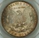 1882 Morgan Silver Dollar Coin $1,  Anacs Ms - 63,  Toned Dollars photo 1