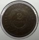1864 Two Cent - - First Year - - 3514 Coins: US photo 1