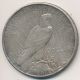1935 Peace Silver Dollar - Final Year Minted Circulated Semikey Date Dollars photo 1