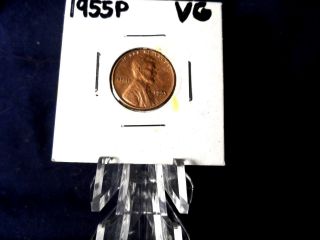 1955p Lincoln Wheat Penny In 