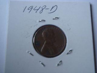 1948 D Lincoln Wheat Cent photo