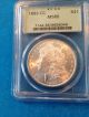 1883 Cc Morgan Silver Dollar Ms65 Rated By Pcgs Dollars photo 2