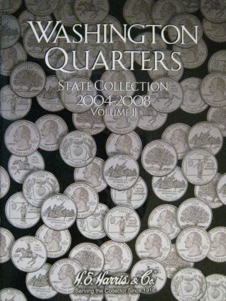 2004 To 2008 P&d State Quarters In Harris Album Gift Idea A154dnd photo