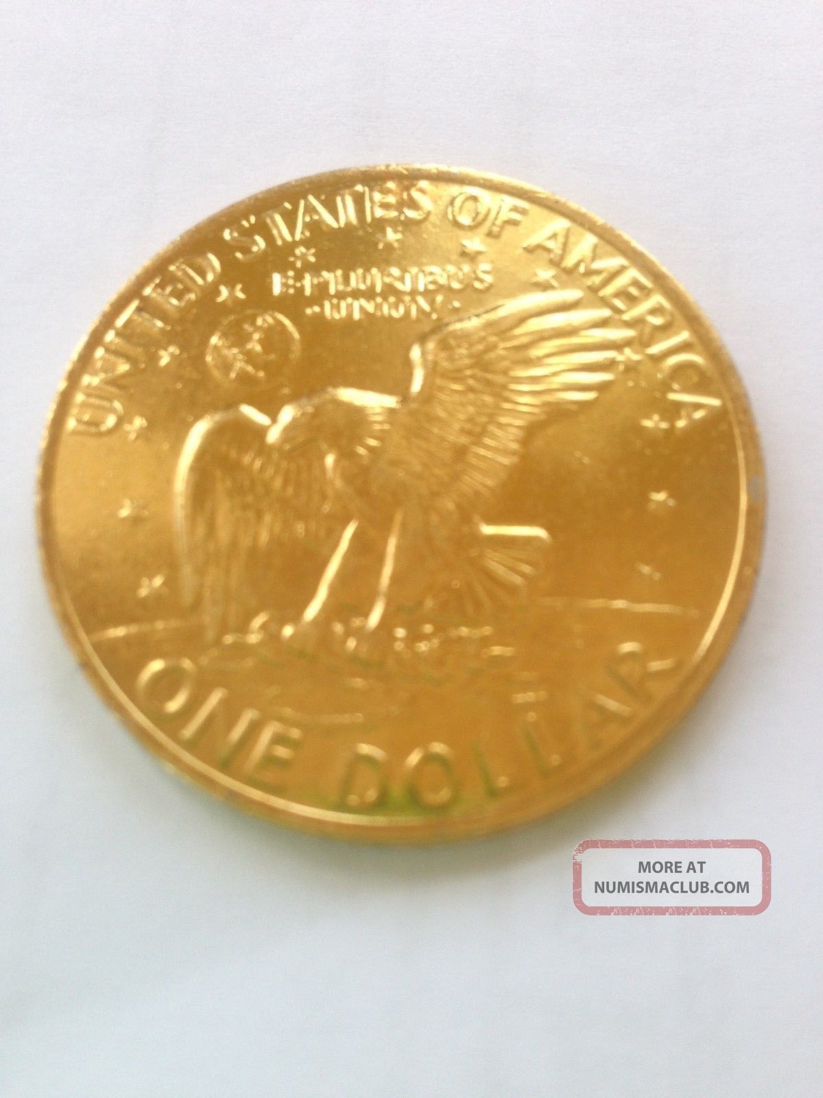 1972 D 24k Gold Plated Eisenhower Ike Dollar Coin 1972 D 24k Gold Plated Eisenhower Ike Dollar Coin