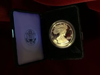 1995 - P $1 Silver American Eagle Coin (proof) photo