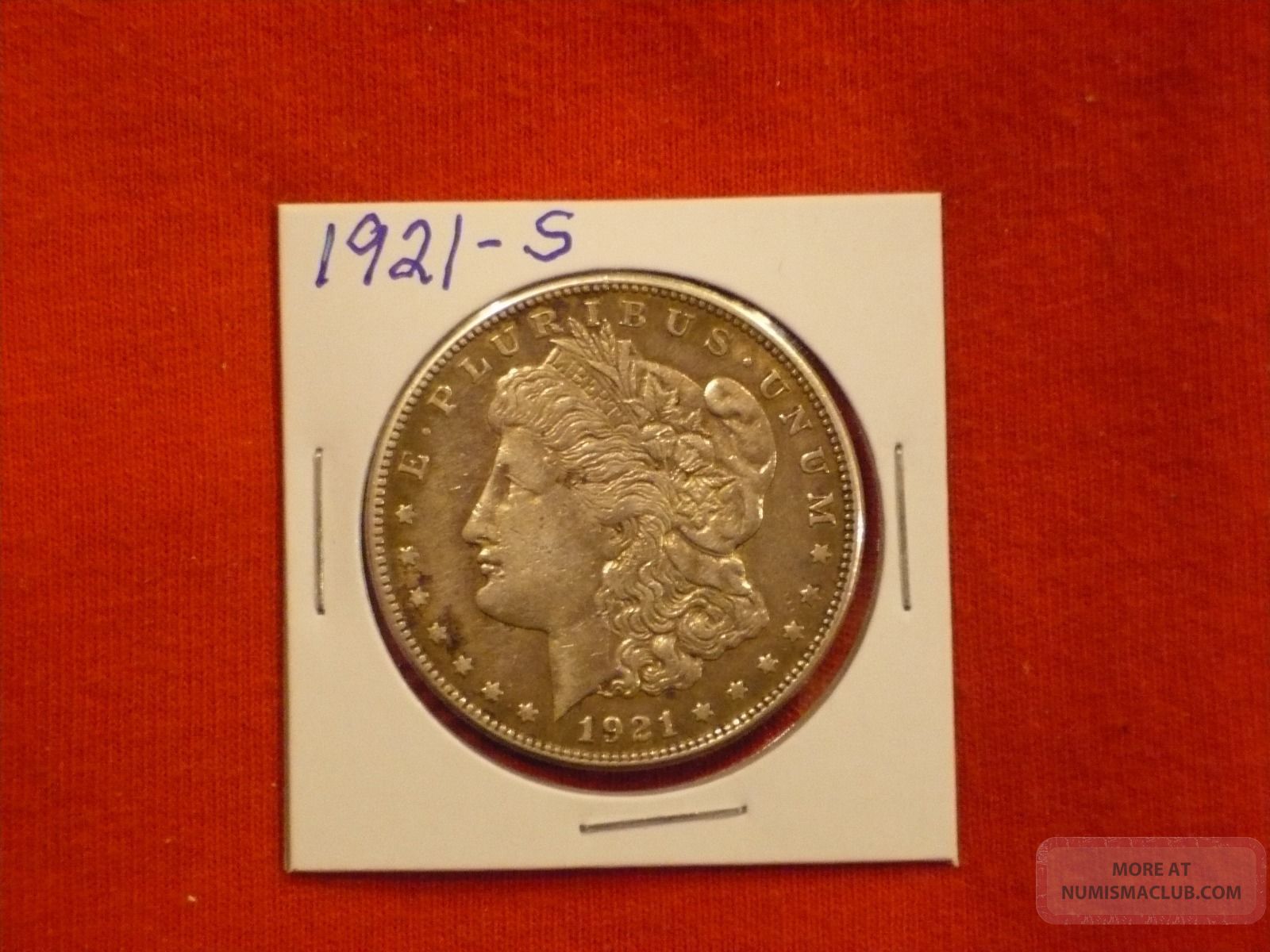 1921 - S Morgan Silver Dollar Coin