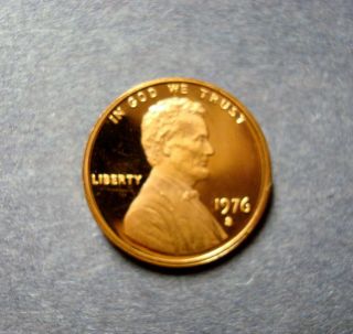 1976 - S Gem Proof Lincoln Cent Deep Cameo 