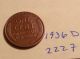 1936 D Lincoln Cent Fine Detail Great Coin (2227) Wheat Back Penny Small Cents photo 1