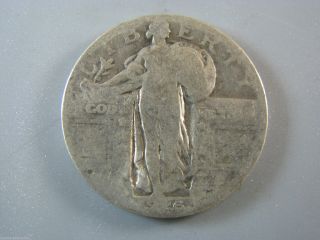 1926 Standing Liberty Quarter U.  S.  Coin Ag Nc15 photo