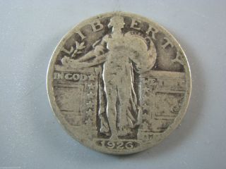 1926 Standing Liberty Quarter U.  S.  Coin G Nc06 photo