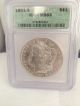 1891 - S $1 Morgan Silver Dollar Certified Ms 63 Dollars photo 1