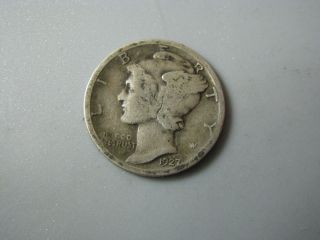 1927 Mercury Dime United States Coin G Nc02 photo