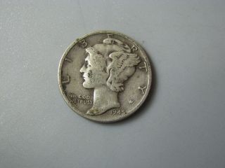 1945 Mercury Dime United States Coin G Nc04 photo