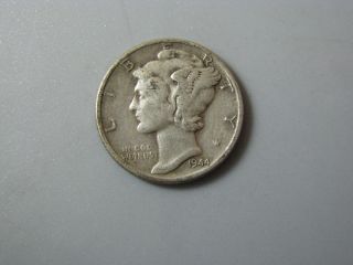 1944 Mercury Dime United States Coin G photo