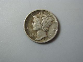 1943 Mercury Dime United States Coin Vg photo