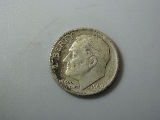 1960 - D Roosevelt Dime United States Coin G Nc03 photo