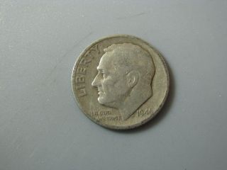 1946 Roosevelt Dime United States Coin G photo