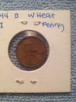 1944 D Lincoln Wheat Cent Wwii Fast photo