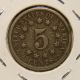 1869 Shield Nickel Five - Cent Piece Nickels photo 1