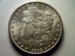 1902 - O Morgan Silver Dollar Choice Uncirculated Ch Unc Coin photo