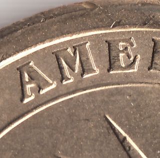 2007p Adams Presidential Bu Dollar Coin Die Error “m” In America photo