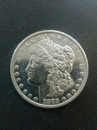 1879 S Morgan Dollar Polished Au photo