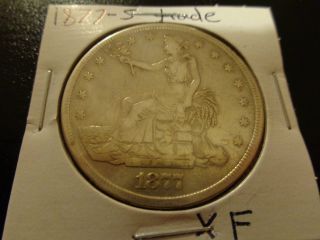 1877 - S T$1 Ddr Fs - 802 Trade Dollar photo