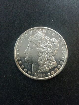 1879 S Morgan Dollar Polished Au photo