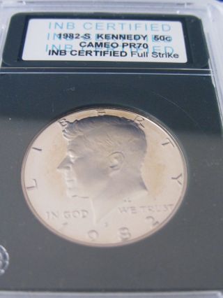1982 - S Kennedy Half Dollar,  50 Cent Coin,  San Francisco,  Proof photo