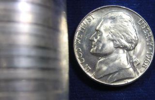 1968 - S San Francisco Jefferson 5 Cent Piece Nickel Bu photo