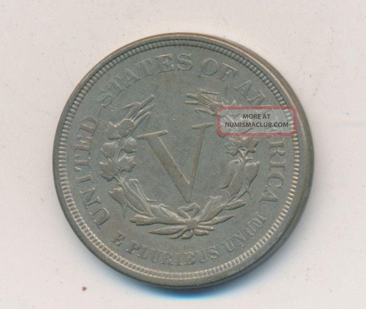1883 Liberty V Nickel - No Cents - Lightly Circulated