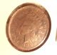 1898 Indian Head Penny Coin Small Cents photo 2