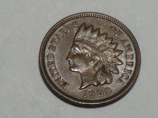 1909 Indian Head Cent (au) 3073 photo