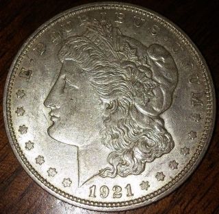 1921 - D $1 Vam 1 Morgan Silver Dollar photo