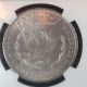 1884 - O Morgan Silver Dollar Toned Graded Ms - 63 By Ngc Dollars photo 3
