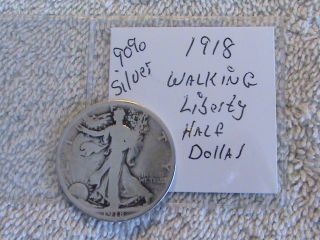 1918 P 90% Silver Liberty Half Dollar photo
