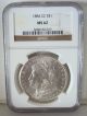 1884 - Cc Morgan Silver Dollar Coin Carson City Ms62 Dollars photo 2