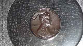 1982 Bronze Lg Date Lincoln Cent Error W/ Major Die Break Lc - 82 Ld - 36 Cu Au - 58 photo