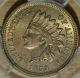 1859 Indian Head Cent Pcgs Ms 64.  Lustrous First Year Indian With Rainbow Color Small Cents photo 1