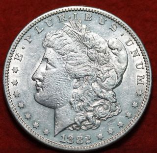 1882 - S Silver Morgan Dollar photo