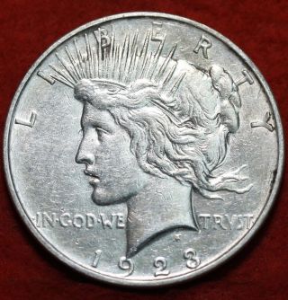 1923 - D Silver Peace Dollar photo
