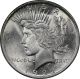1922 Peace Dollar Silver Coin Choice Bu Dollars photo 1