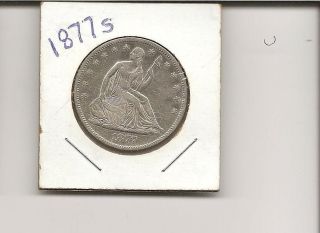 1877 - S Seated Liberty Half Dollar - photo