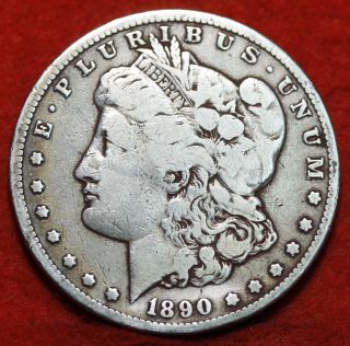 1890 - Cc Silver Morgan Dollar photo