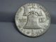 1961 Benjamin Franklin Silver Half Dollar Coin Mark D Half Dollars photo 1