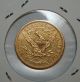 1901 - S Key Date Liberty Head $5 Gold Coin Very Pretty Coin Gold photo 1