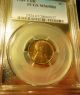 1909 - Vdb Pcgs Ms 65 Rb Lincoln Cent.  Piece Small Cents photo 2