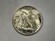 1943 Silver Walking Liberty Half Dollar,  Near Gem Uncirculated Half Dollars photo 2