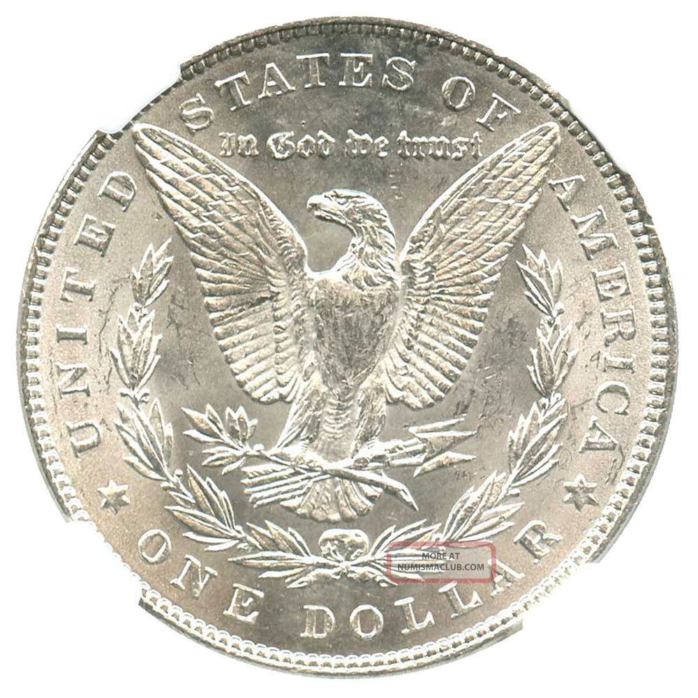 1885 $1 Ngc Ms62 Morgan Silver Dollar